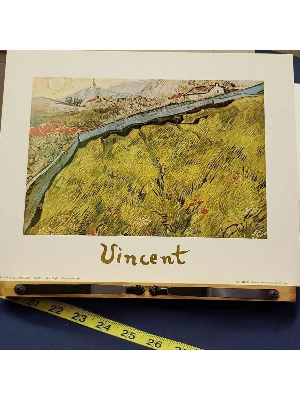The Green Wheat Field Behind the Asylum, 1889 by Van Gogh